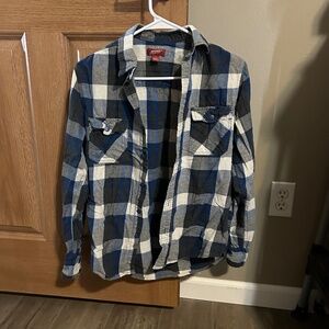 Button down flannel shirt